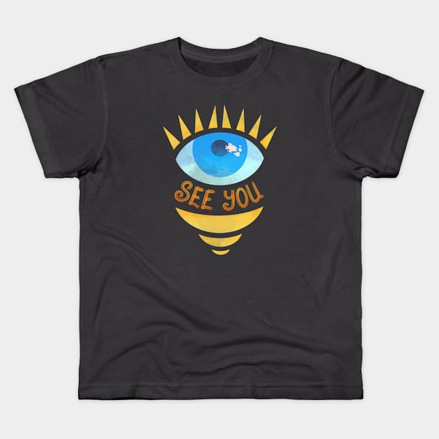 Eye See You Kids T-Shirt by FindChaos